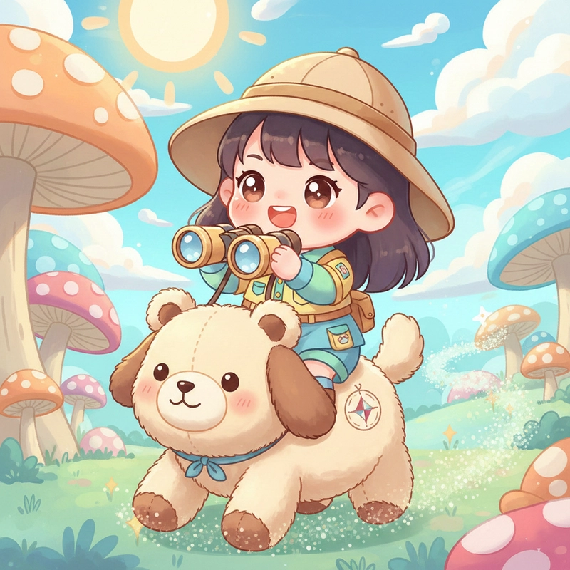 Hình Chibi Cute Girl dáng nhỏ dễ thương.