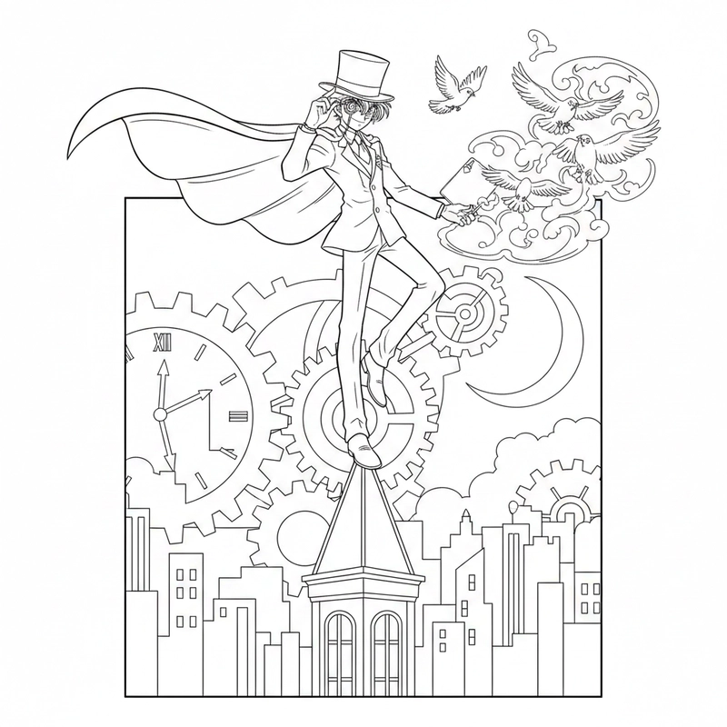 Hình Kid tô màu theo ý thích