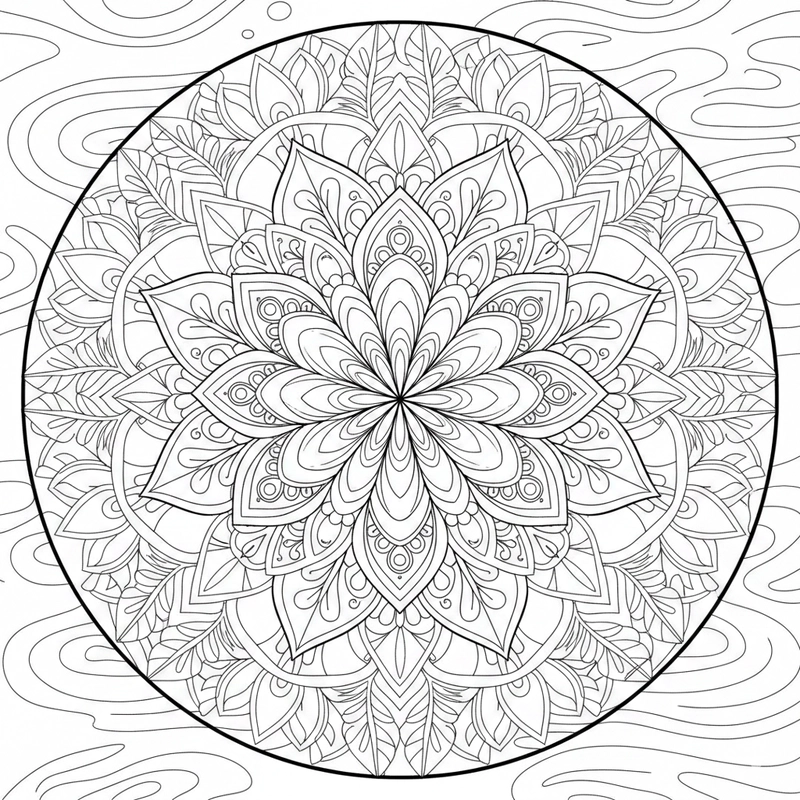 Hình ảnh hoa sen trong bộ tranh sáng tạo