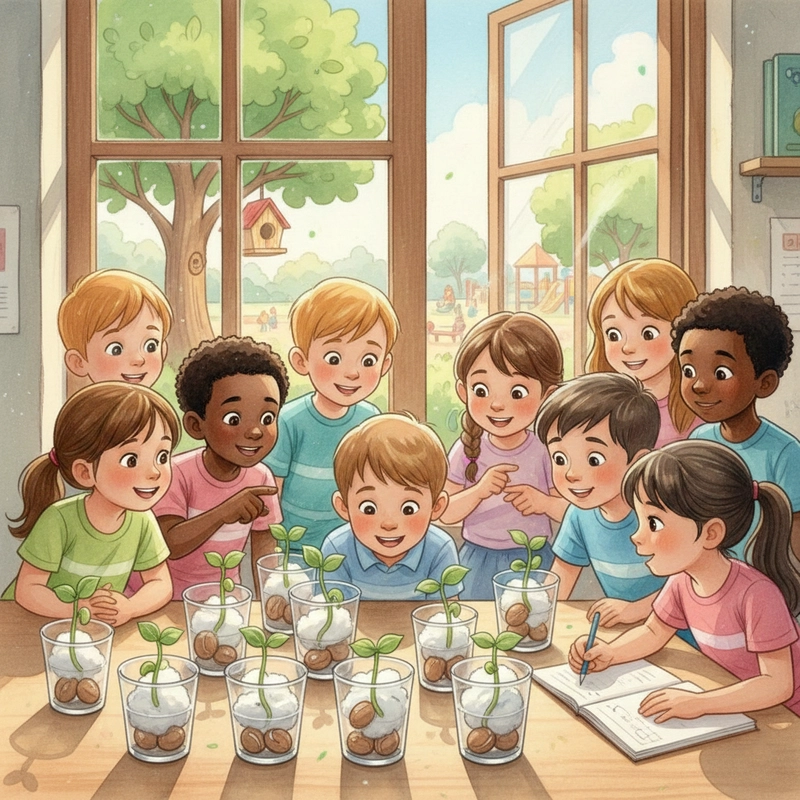 Hình ảnh trường tiểu học qua tranh vẽ