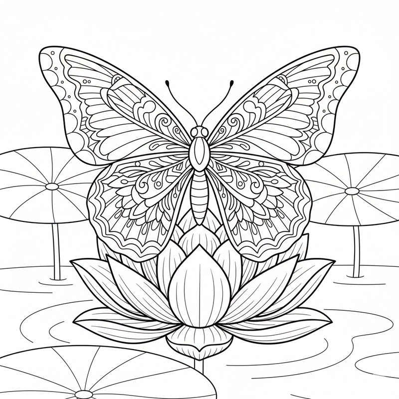 Hình côn trùng tô màu cho bé tập tô