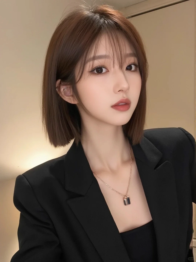 Hình gái đẹp tóc ngắn cá tính