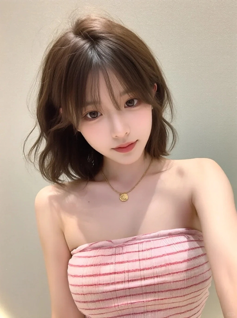 Hình gái đẹp tóc ngắn phong cách hiện đại