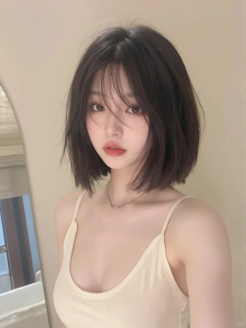 Hình gái tóc ngắn xinh sexy tinh tế