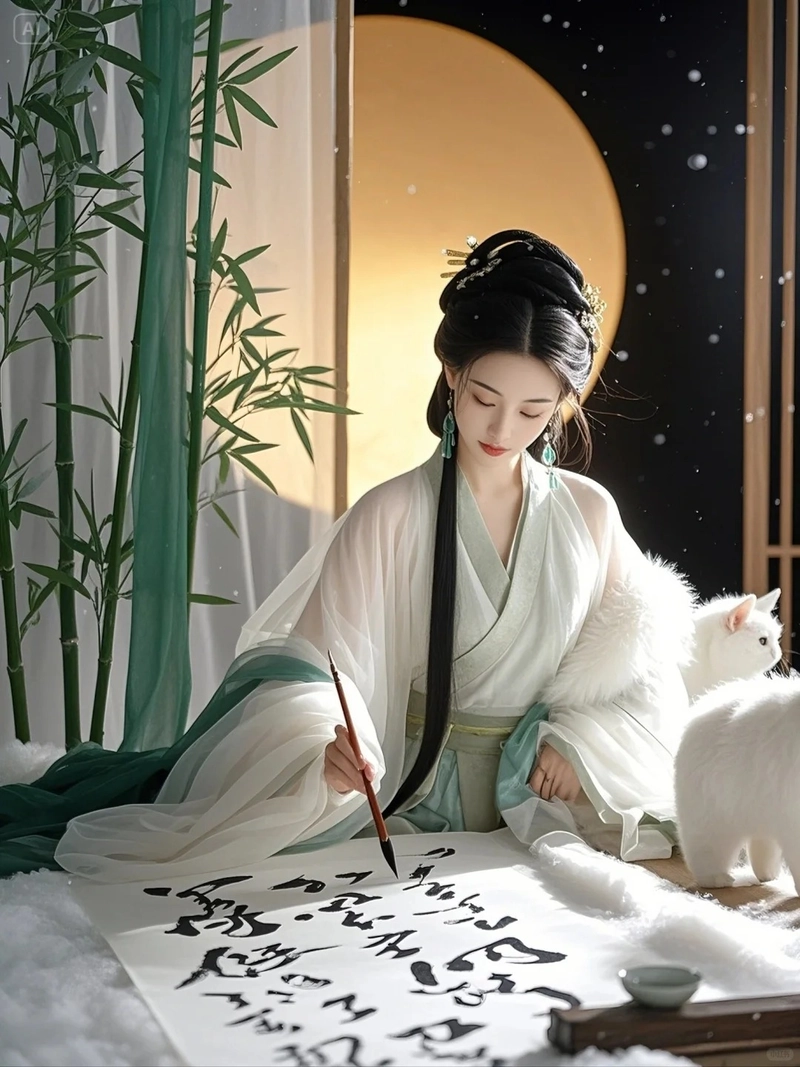 Hình gái xinh Trung Quốc phong cách cổ truyền