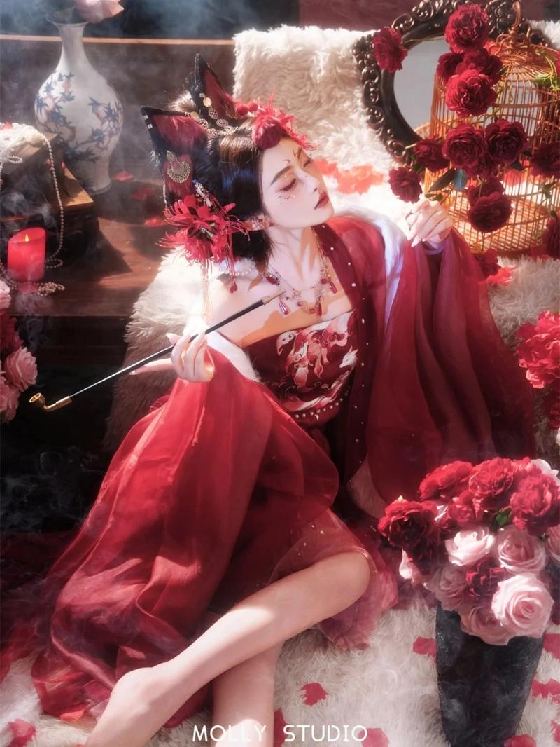 Hình gái xinh cosplay hồ ly đẹp mê hoặc