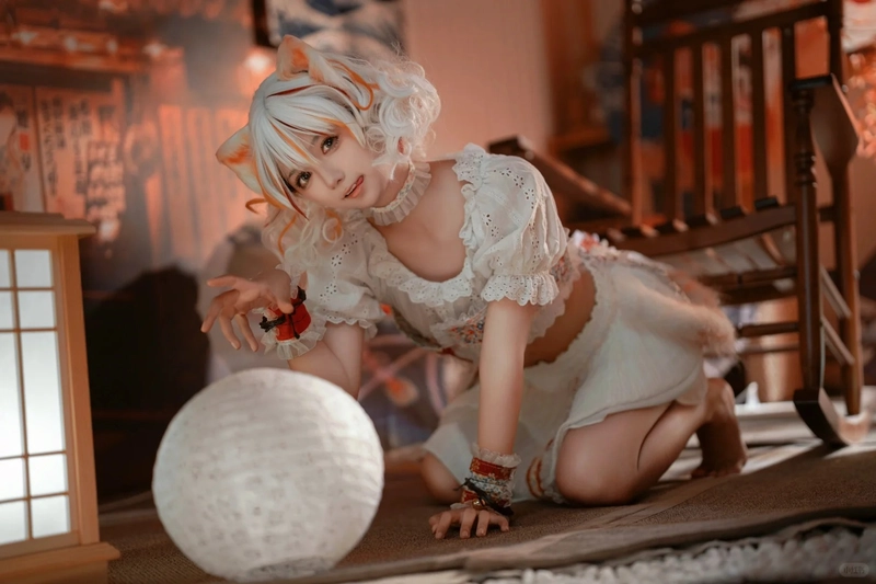 Hình gái xinh cosplay mèo cực cháy