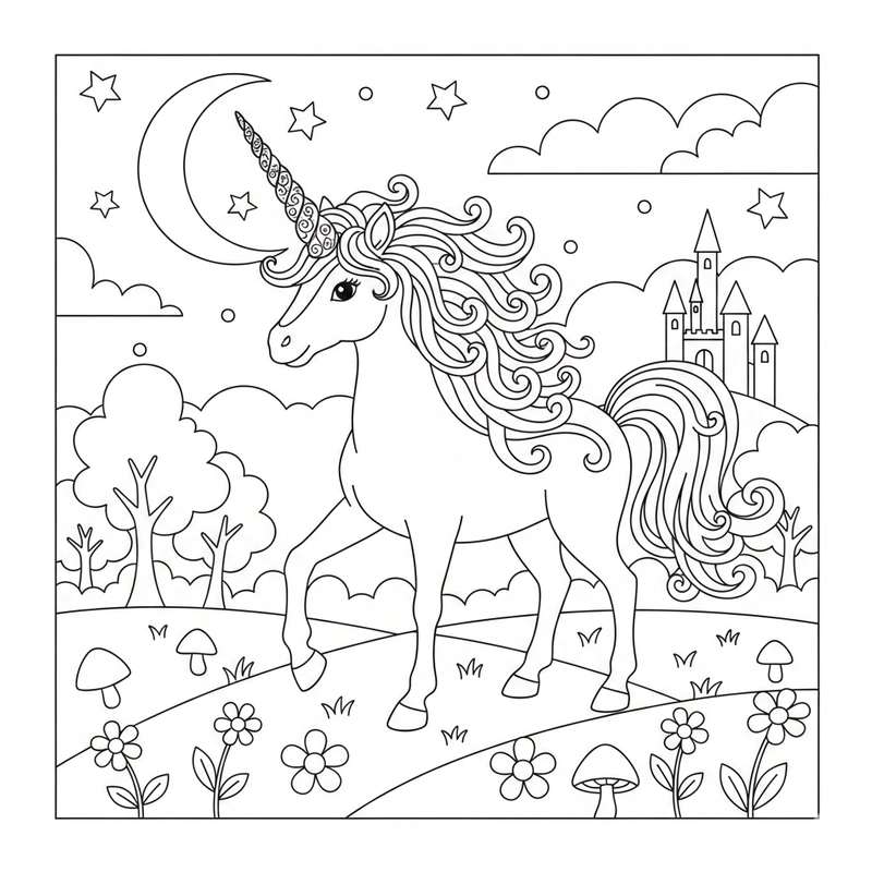 Hình kỳ lân giúp bé phát triển tưởng tượng