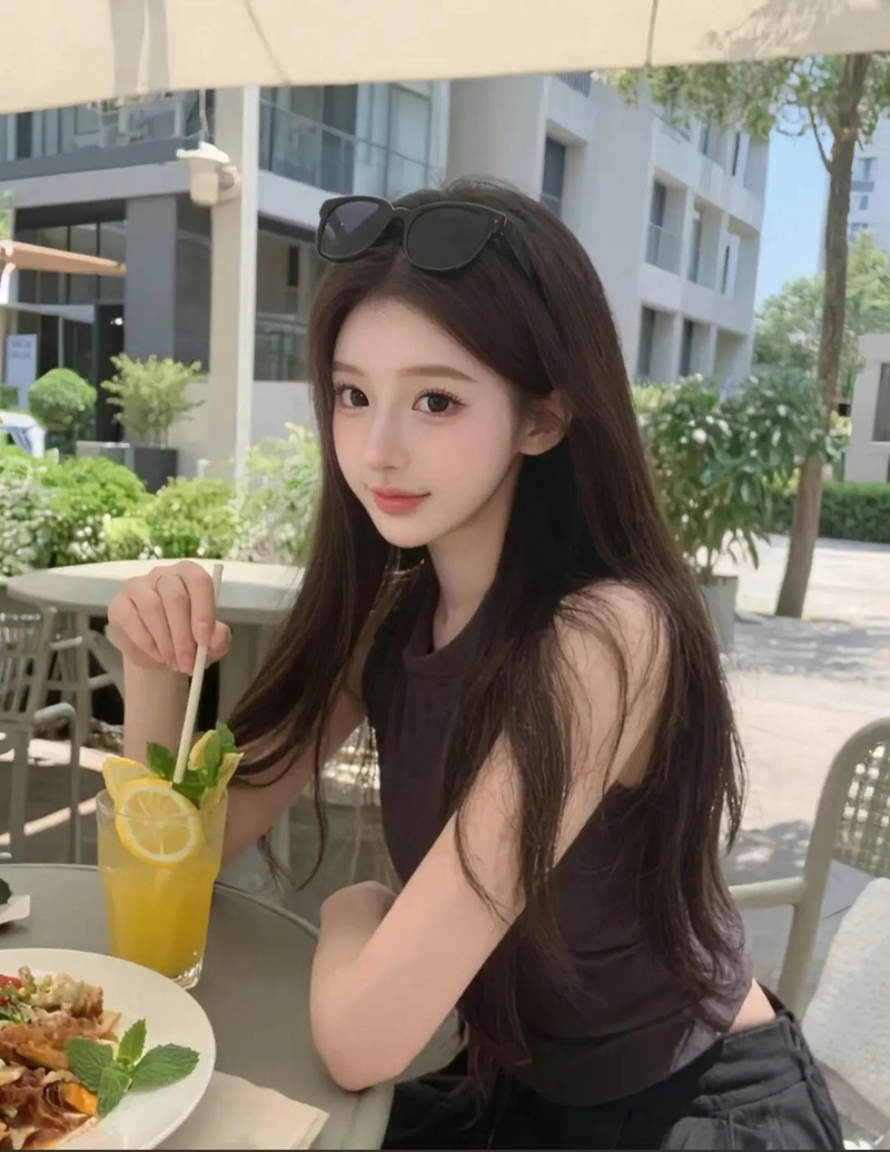 Hình nền gái xinh Douyin phong cách mạng xã hội