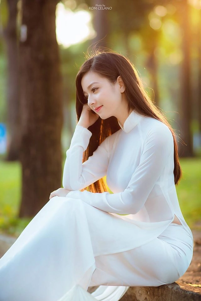 Hình nền gái xinh mặc áo dài chất lượng cao