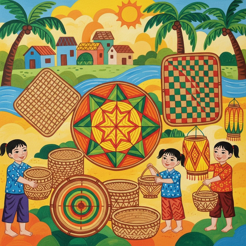 Hình phác thảo về nghề truyền thống quê Việt