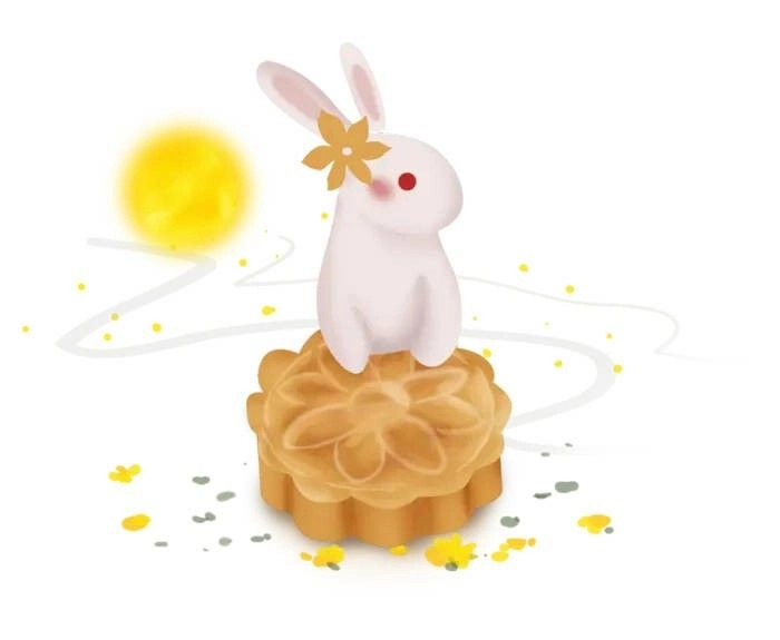 Hình sticker Trung Thu dùng mạng xã hội