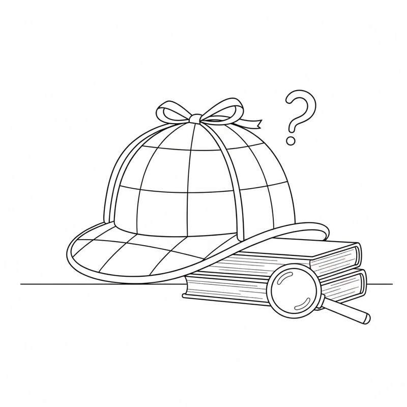 Hình tô màu cái mũ dễ tô, dễ phối màu