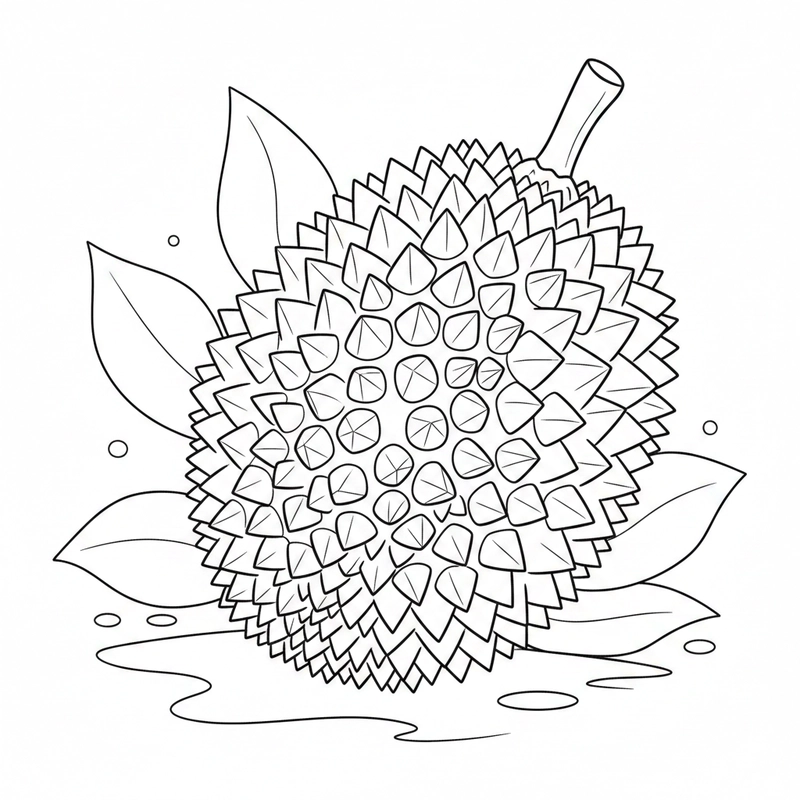 Hình tô màu hoa quả dễ thương cho bé