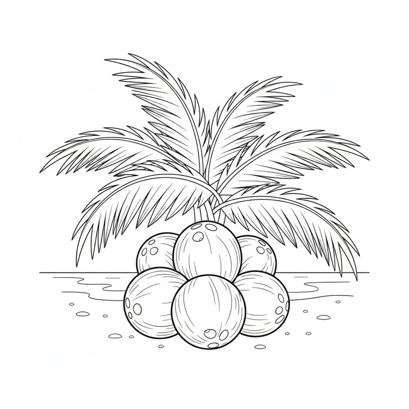 Hình tô màu hoa quả sinh động