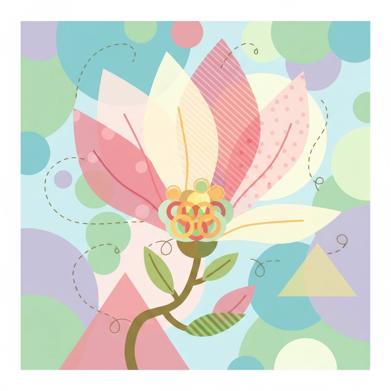 Hình tranh hoa mộc lan đẹp