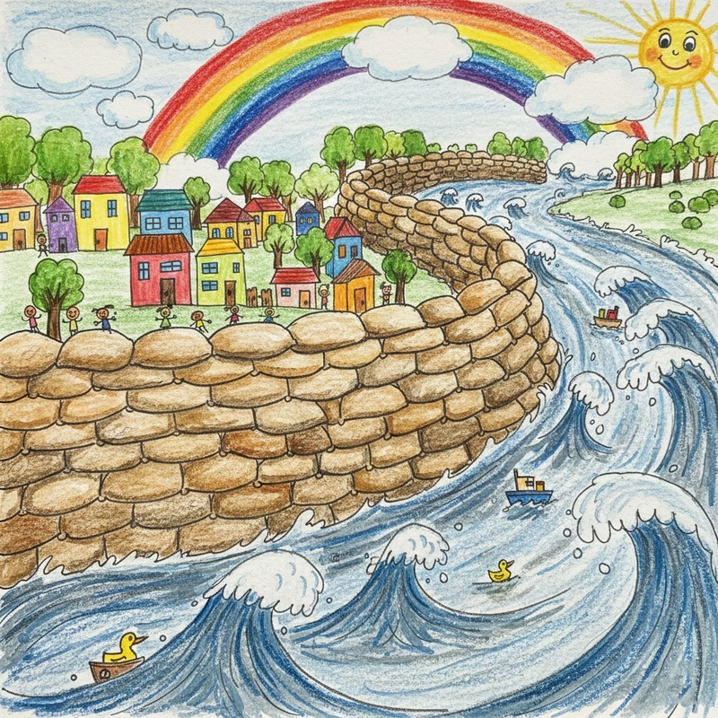 Hình ý tưởng tranh phòng chống thiên tai