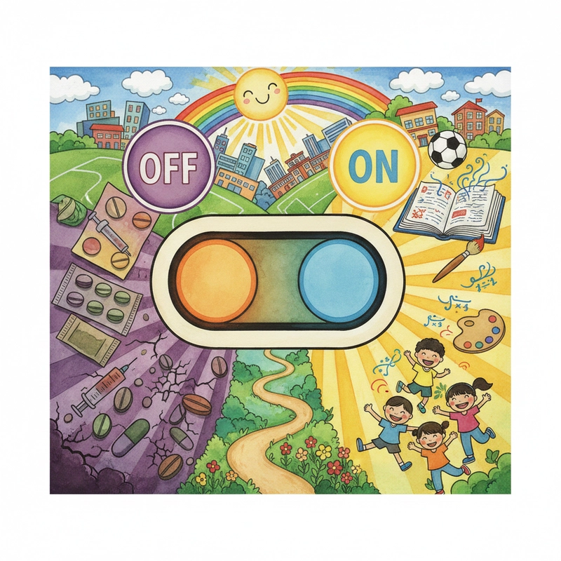 Mẫu tranh phòng chống ma túy dễ vẽ cho học sinh