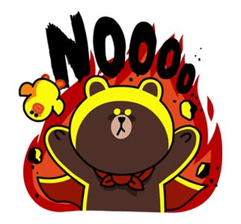 Nhãn dán Line đáng yêu nhẹ