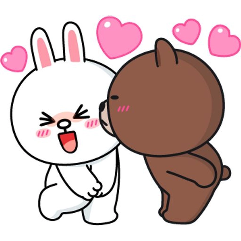 Nhãn dán Line dễ thương