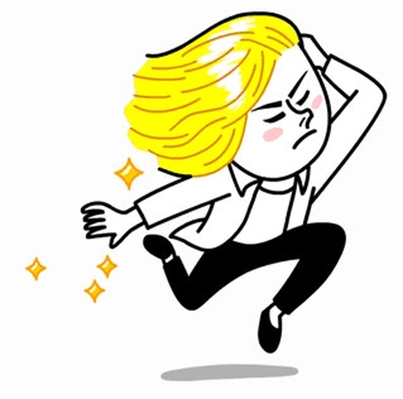 Nhãn dán Line vui vẻ