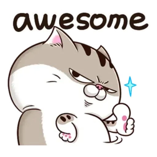 Sticker Ami bụng bự 3 phong cách vui