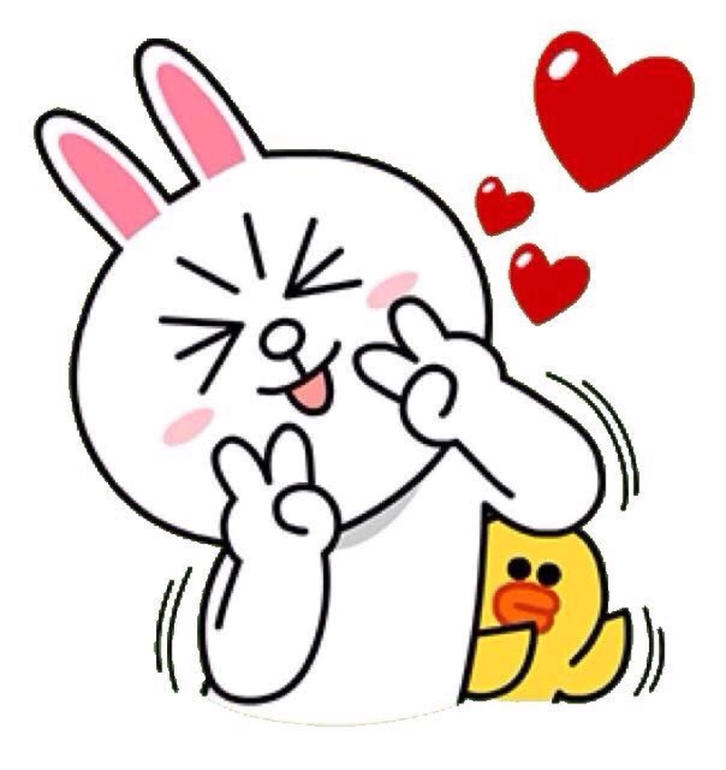 Sticker Line dùng nhắn tin