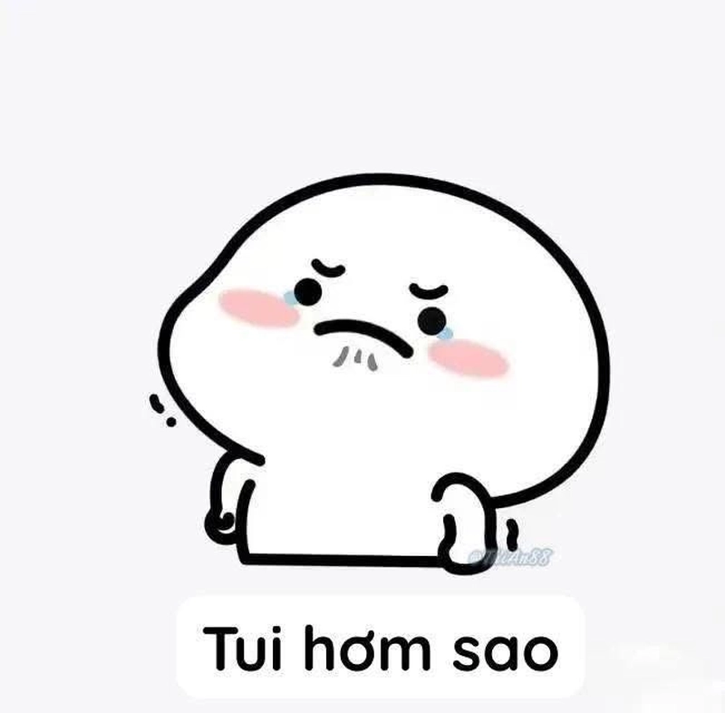 Sticker buồn chán tâm trạng