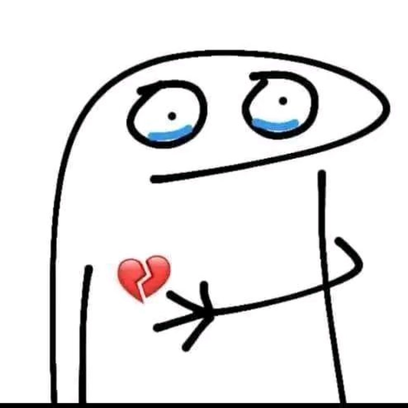 Sticker buồn cute nhẹ