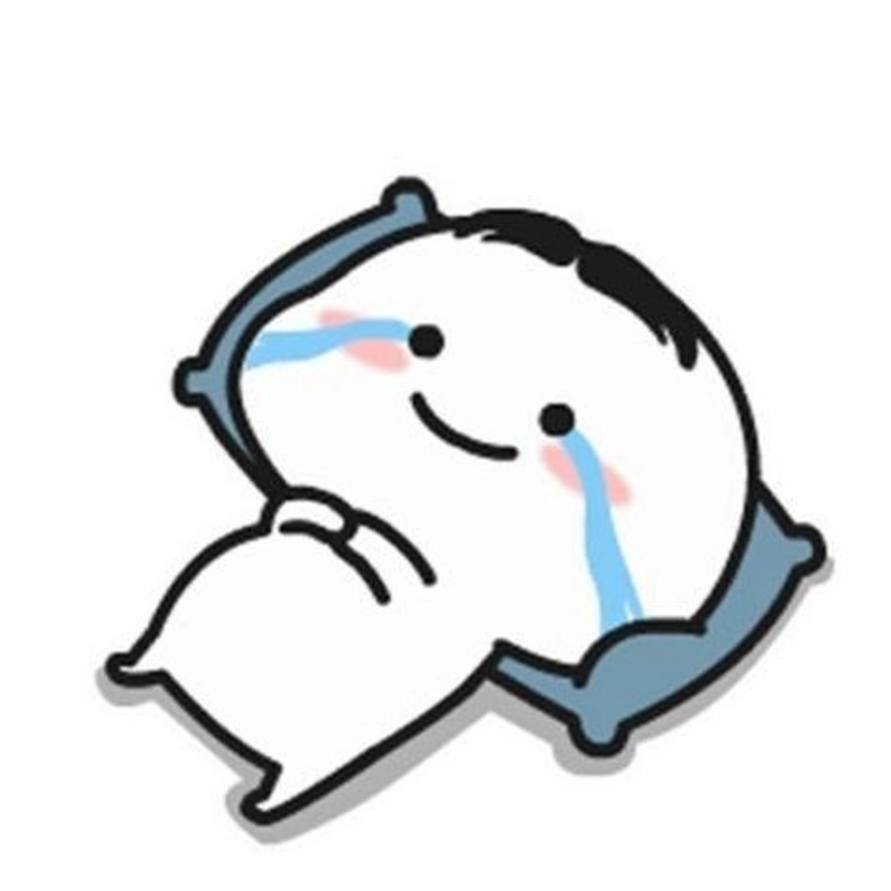 Sticker buồn cute trầm