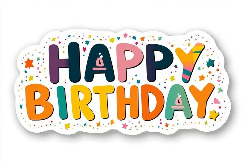 Sticker chúc mừng sinh nhật Messenger