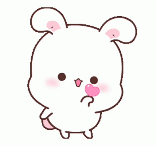 Sticker cute động pastel