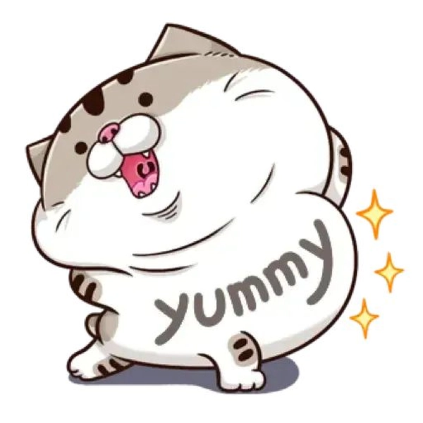 Sticker mèo Ami Zalo xinh xắn