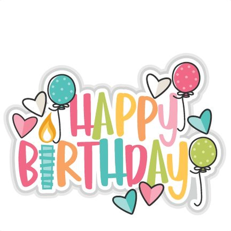 Sticker sinh nhật cute nhẹ nhàng