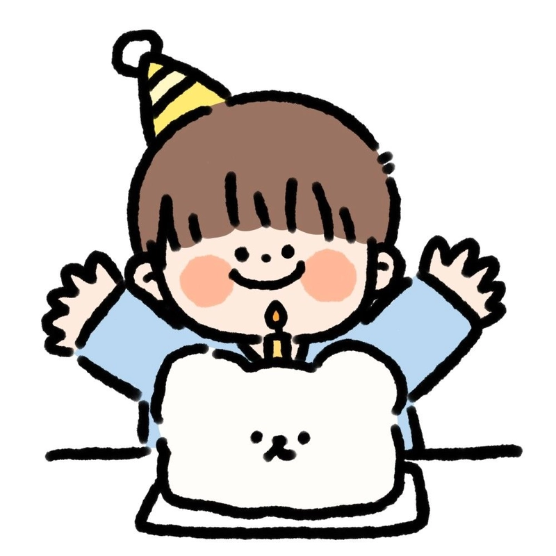 Sticker sinh nhật cute trend