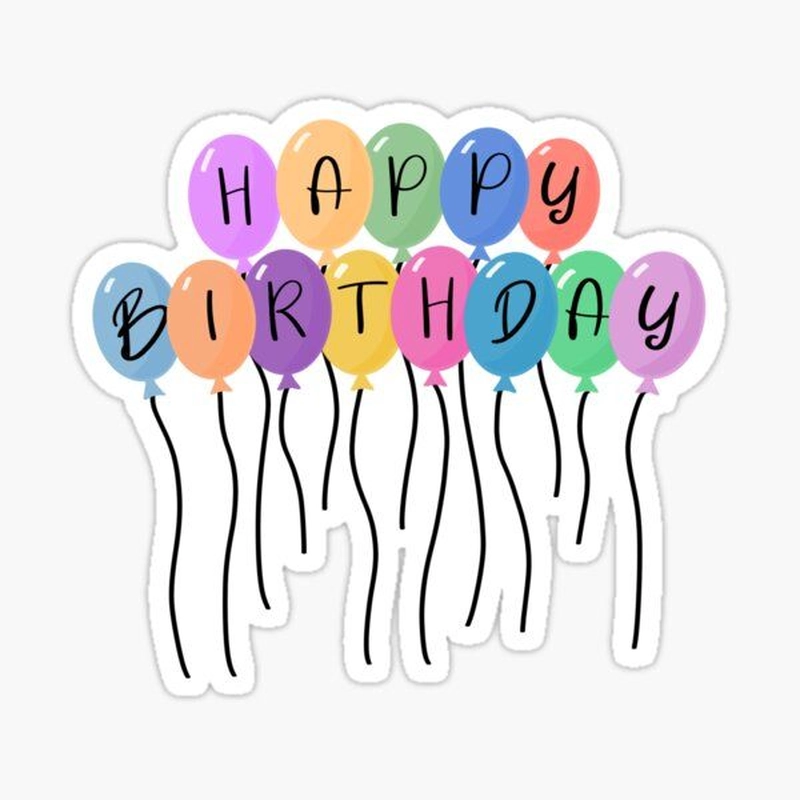 Sticker sinh nhật trên Instagram