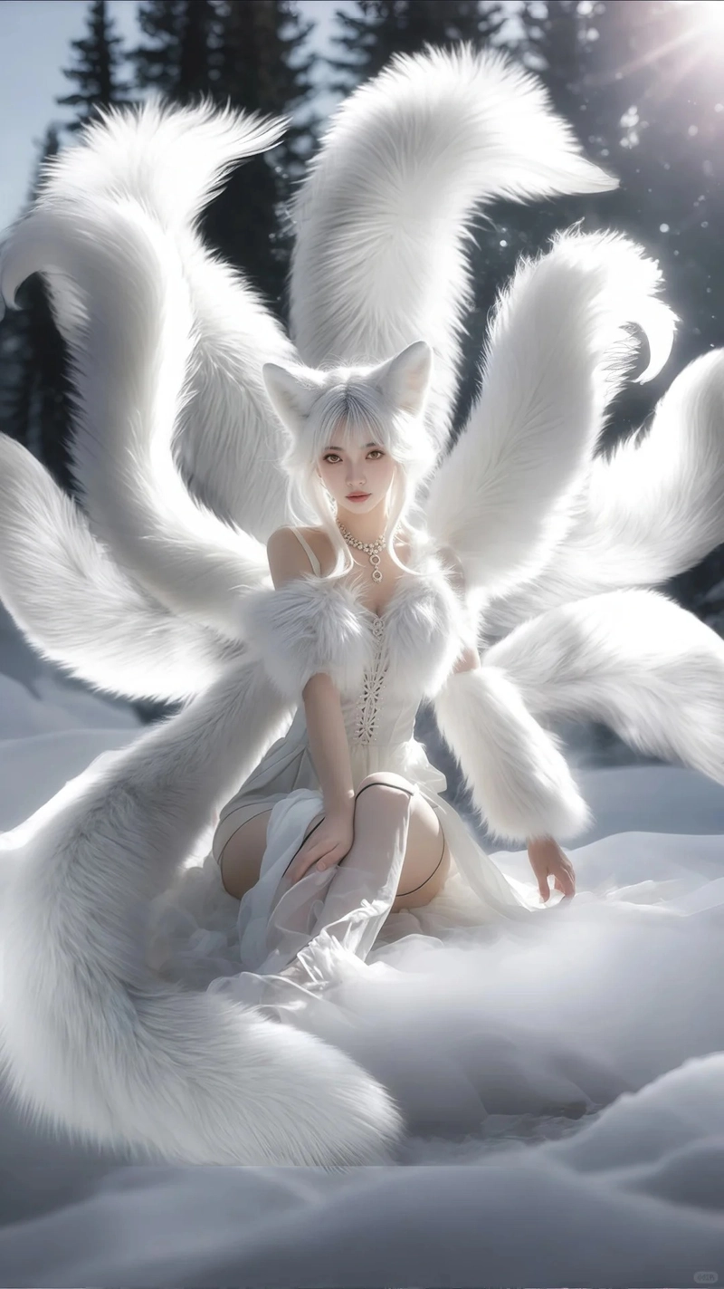 Tạo hình hồ ly 9 đuôi cuốn hút ánh nhìn