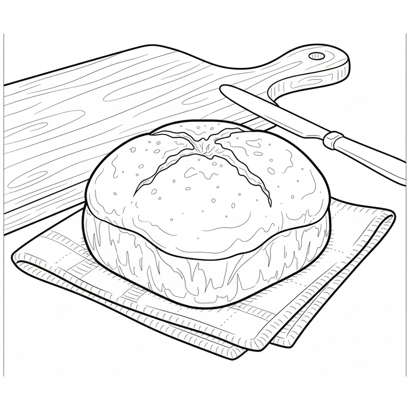 Tô màu bánh mì theo phong cách riêng