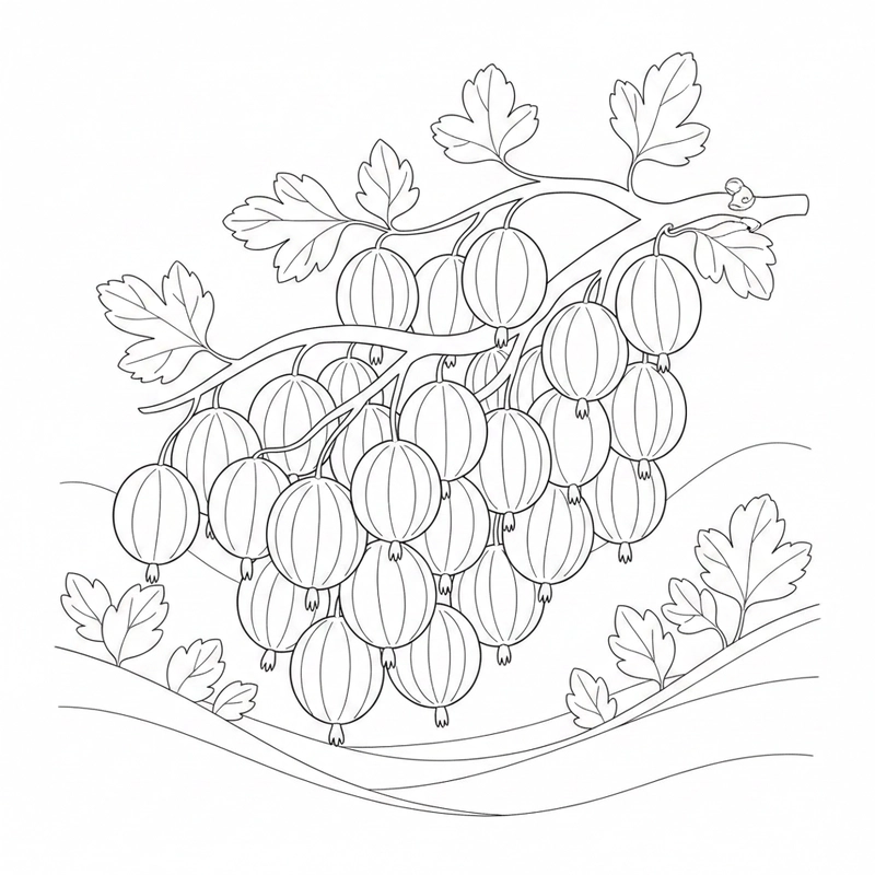 Tô màu hoa quả nhẹ nhàng
