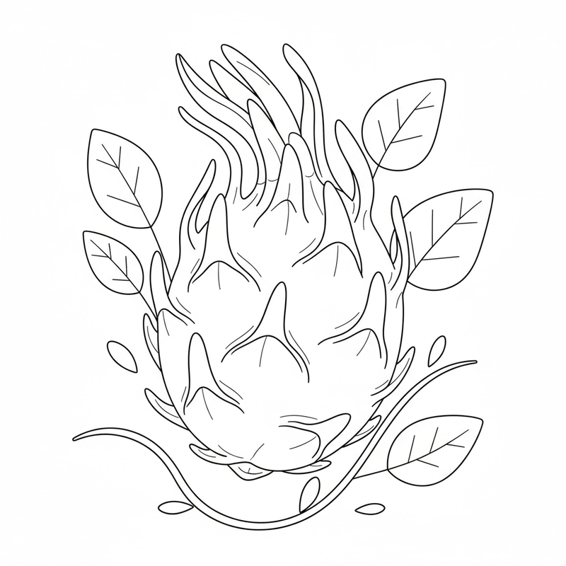 Tô màu hoa quả vui nhộn