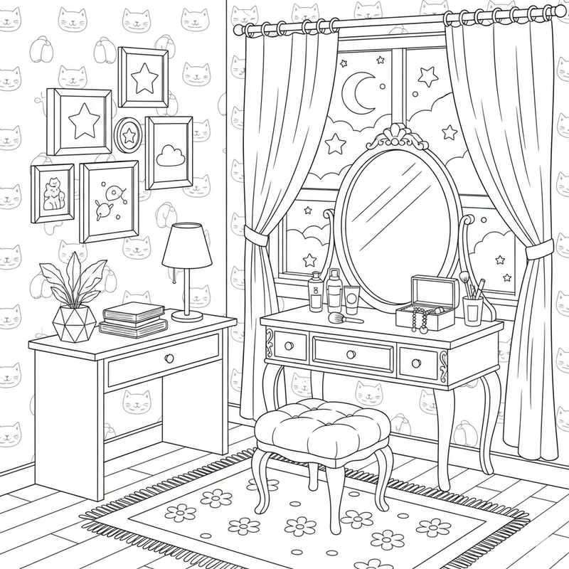 Tô màu phòng ngủ cho bé phát triển thẩm mỹ