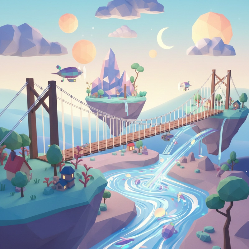 Tranh 3d đẹp về thiên nhiên sinh động