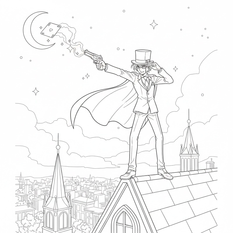 Tranh Kid dễ thương phong cách anime