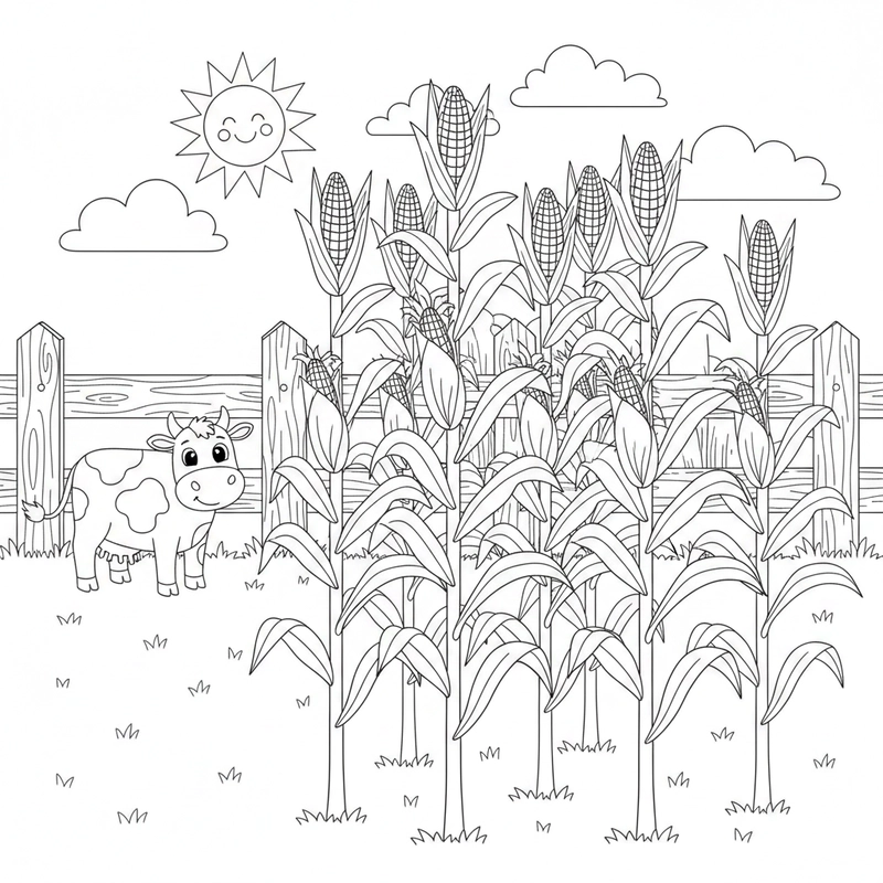 Tranh bắp ngô tô màu kích thích sáng tạo của bé