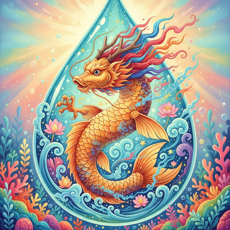 Tranh cá chép hóa rồng ý nghĩa