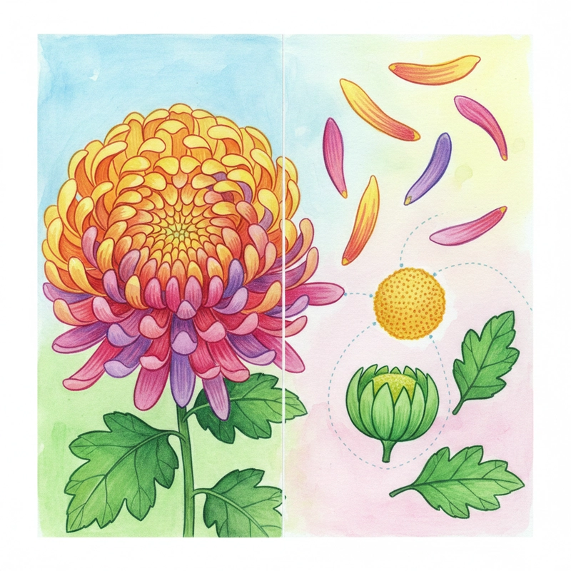 Tranh cúc đại đoá truyền cảm hứng