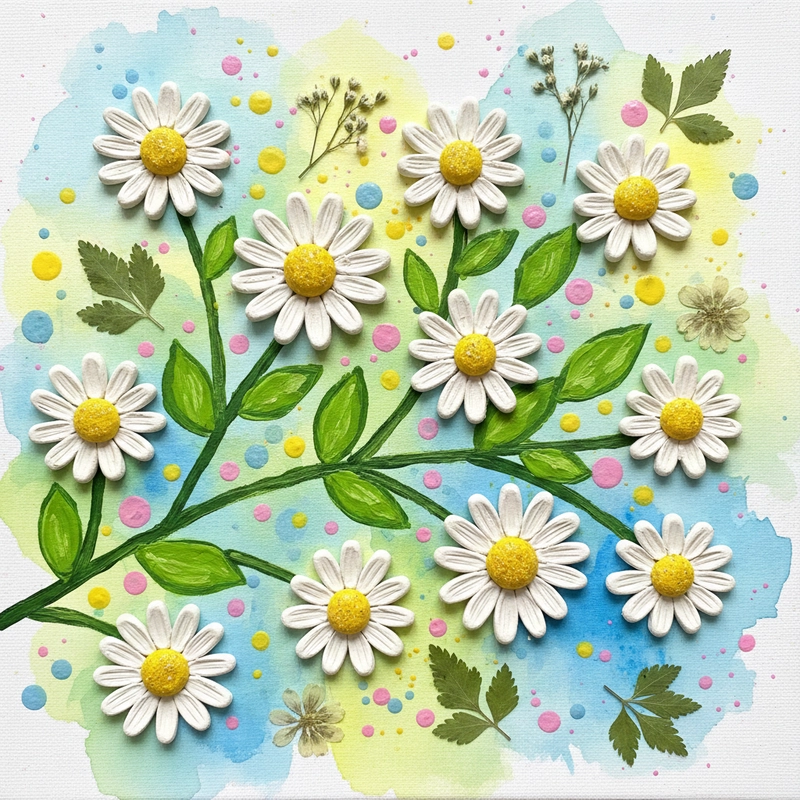 Tranh cúc họa mi truyền cảm hứng