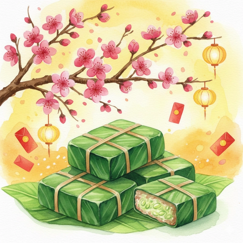 Tranh hoa đào trang trí ngày tết