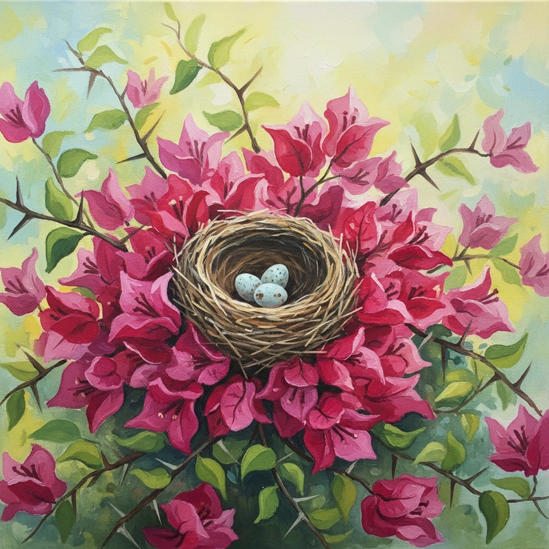 Tranh hoa giấy phong cách sáng tạo