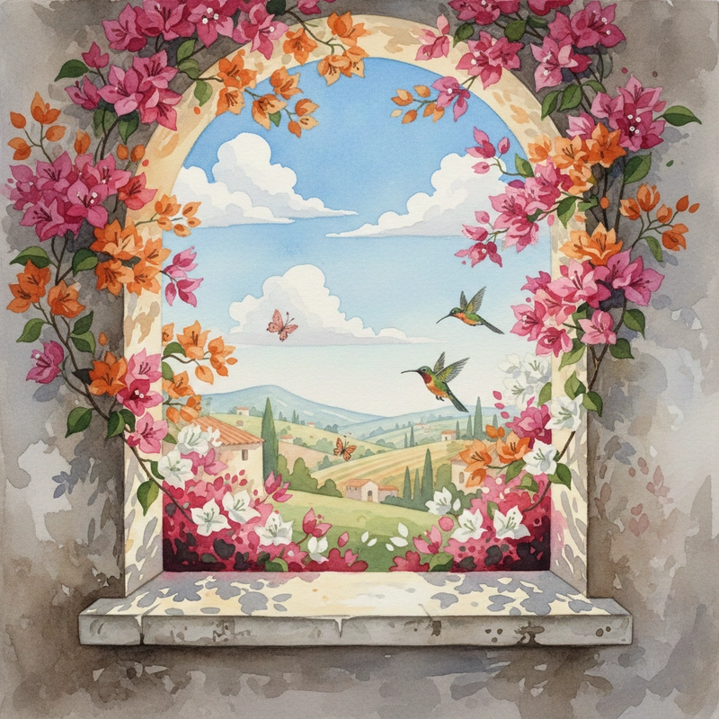 Tranh hoa giấy trang trí